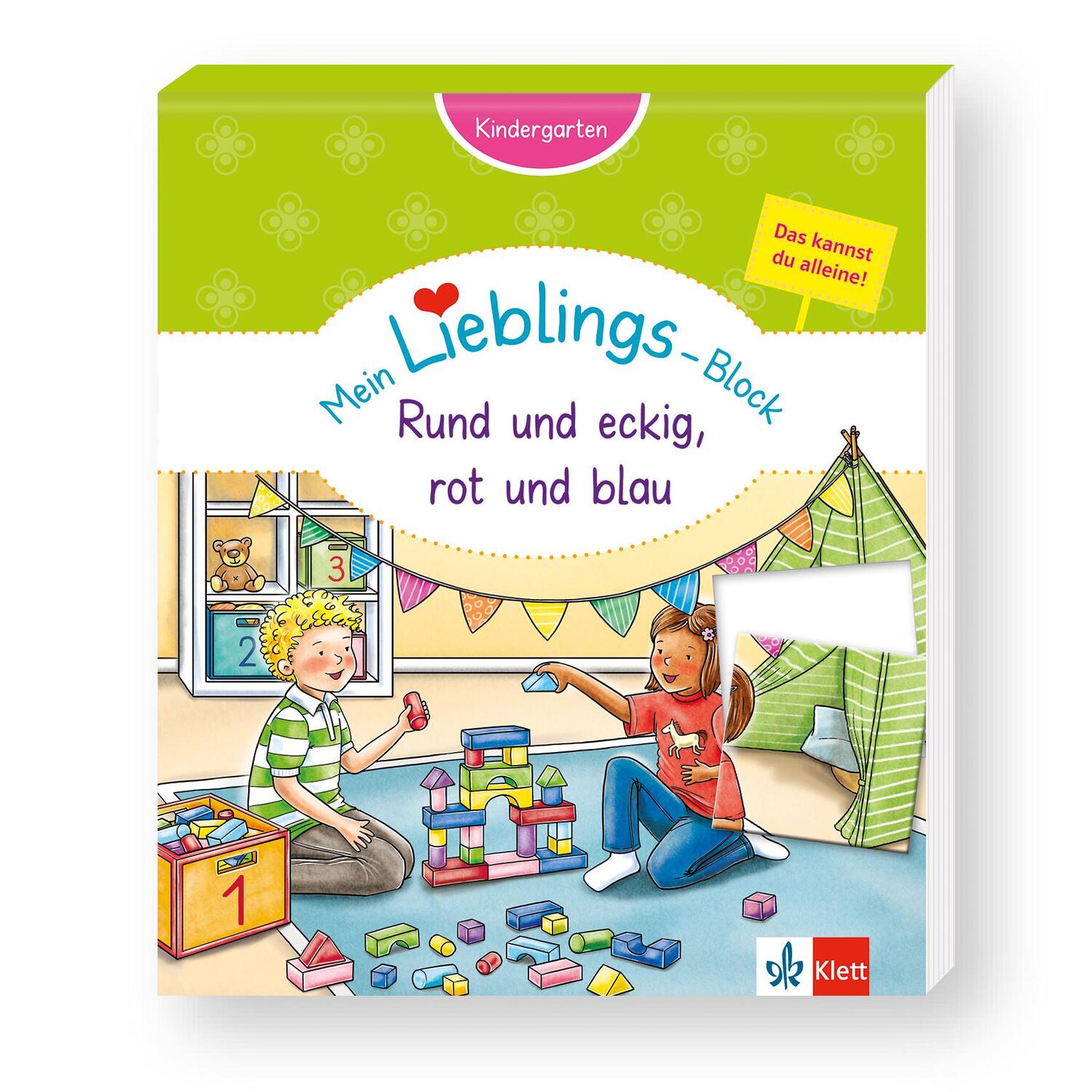 Bild: 9783129496602 | Mein Lieblings-Block Rund und eckig, rot und blau | Taschenbuch | 2021