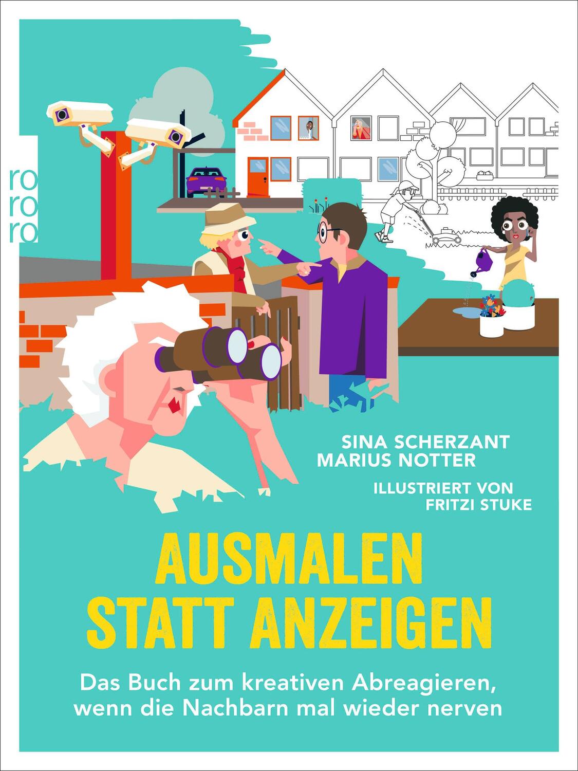 Cover: 9783499007323 | Ausmalen statt Anzeigen | Sina Scherzant (u. a.) | Taschenbuch | 48 S.
