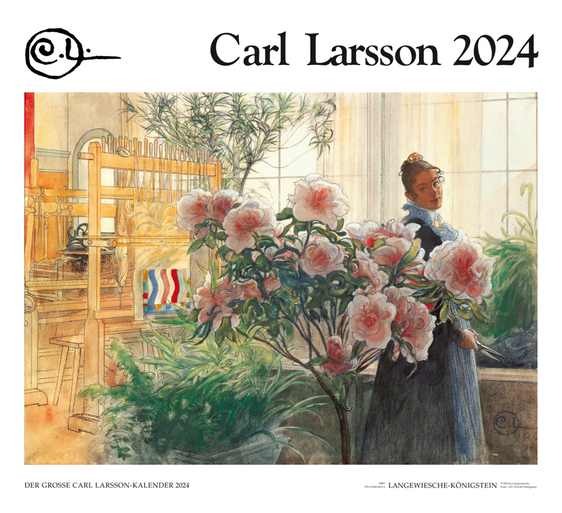 Cover: 9783784598338 | Der Große Carl Larsson-Kalender 2024 | Carl Larsson | Kalender | 12 S.