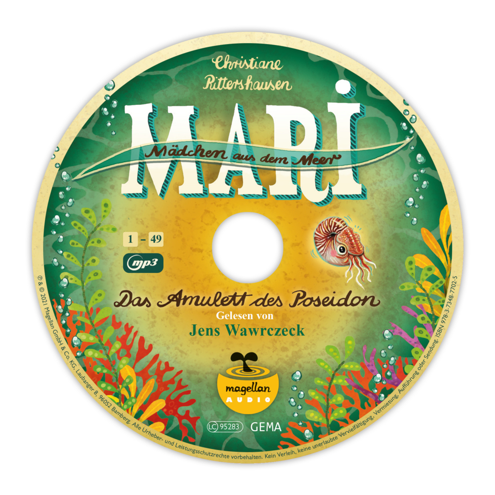 Bild: 9783734877025 | Mari - Mädchen aus dem Meer - Das Amulett des Poseidon (mp3-CD), 1...