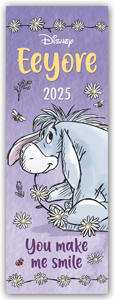 Cover: 9781835271452 | Disney Eeyore - Eeyore 2025 - Slimline-Kalender | Danilo | Kalender