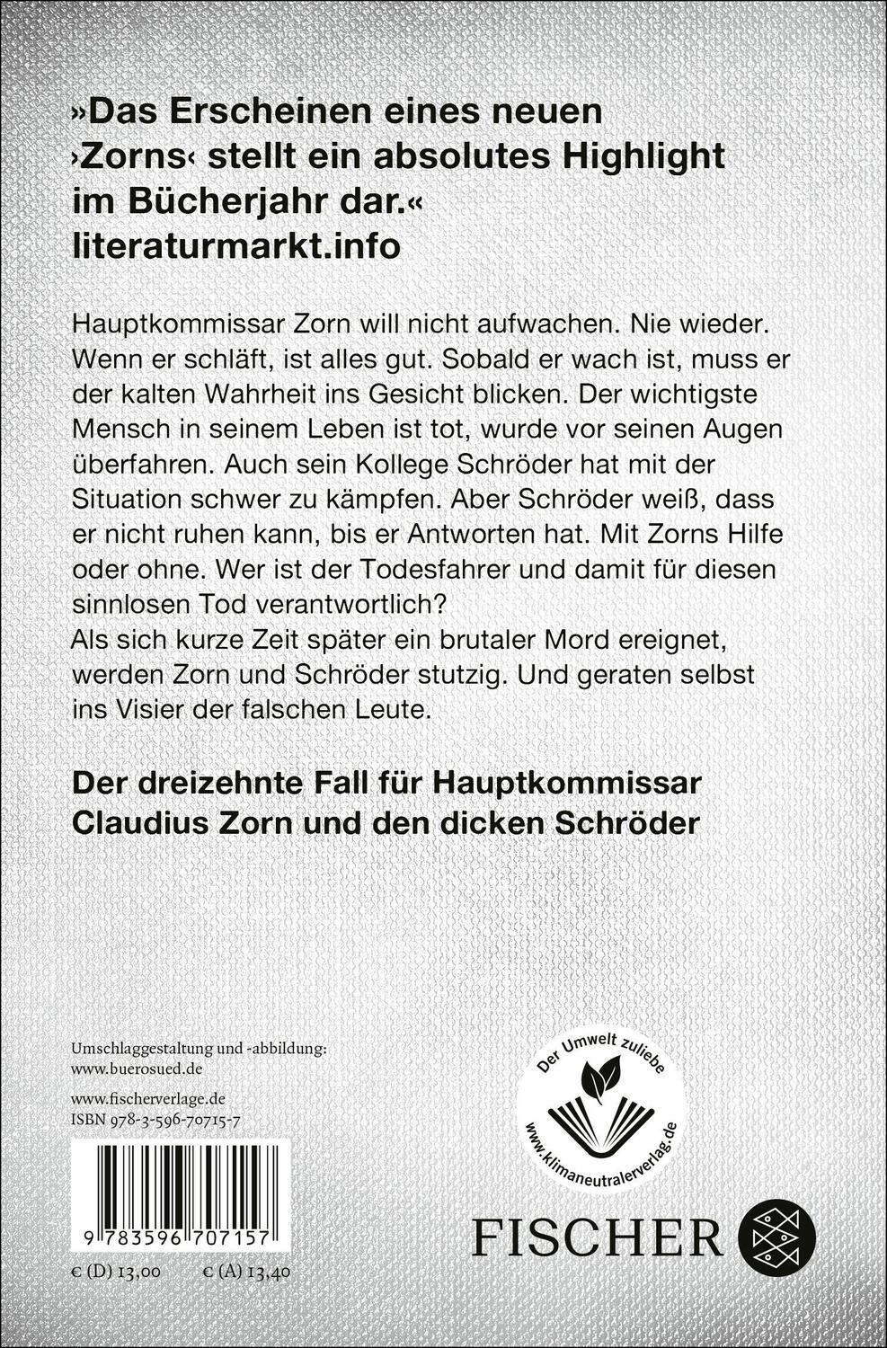 Rückseite: 9783596707157 | Zorn - Schwarze Tage | Stephan Ludwig | Taschenbuch | Zorn | 352 S.