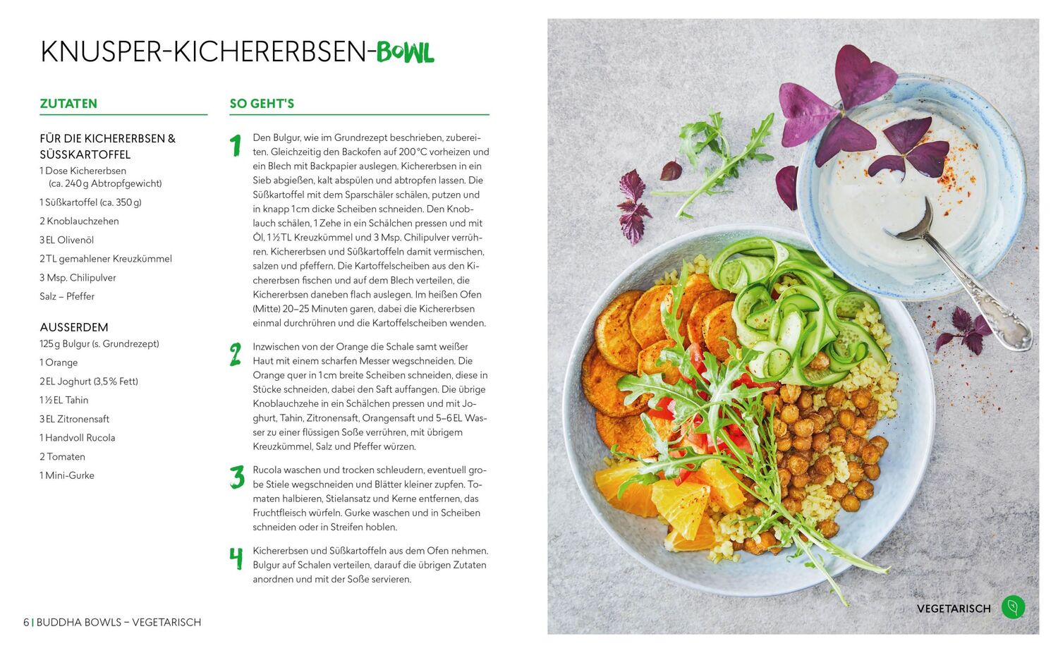 Bild: 9783960935056 | Buddha Bowls - Vegetarisch | Tanja Dusy | Buch | 64 S. | Deutsch