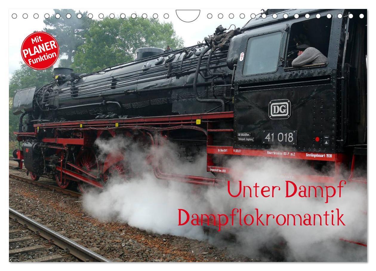 Cover: 9783383312854 | Unter Dampf - Dampflokromantik (Wandkalender 2024 DIN A4 quer),...
