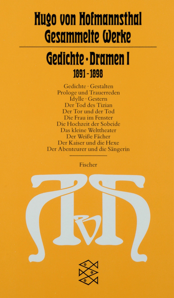 Cover: 9783596221592 | Gedichte, Dramen. Tl.1 | 1891-1898 | Hugo von Hofmannsthal | Buch