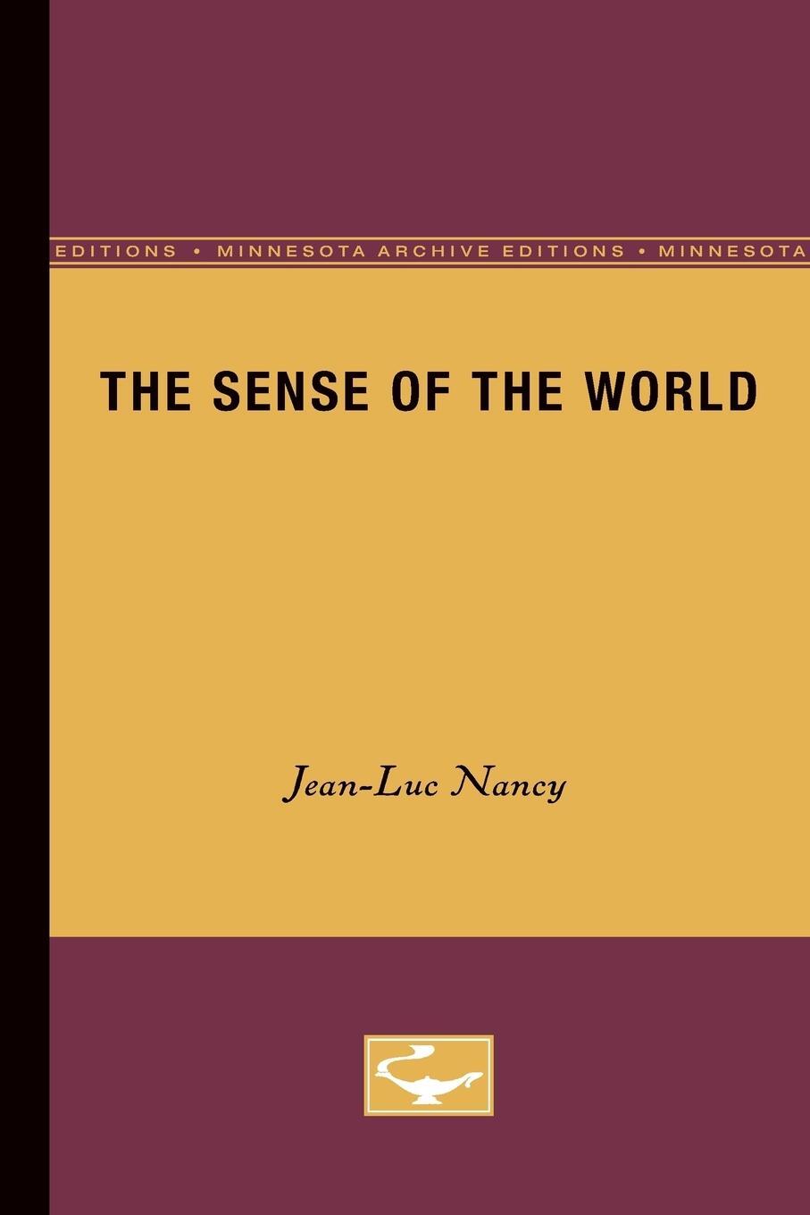 Cover: 9780816626113 | The Sense of the World | Jean-Luc Nancy | Taschenbuch | Paperback