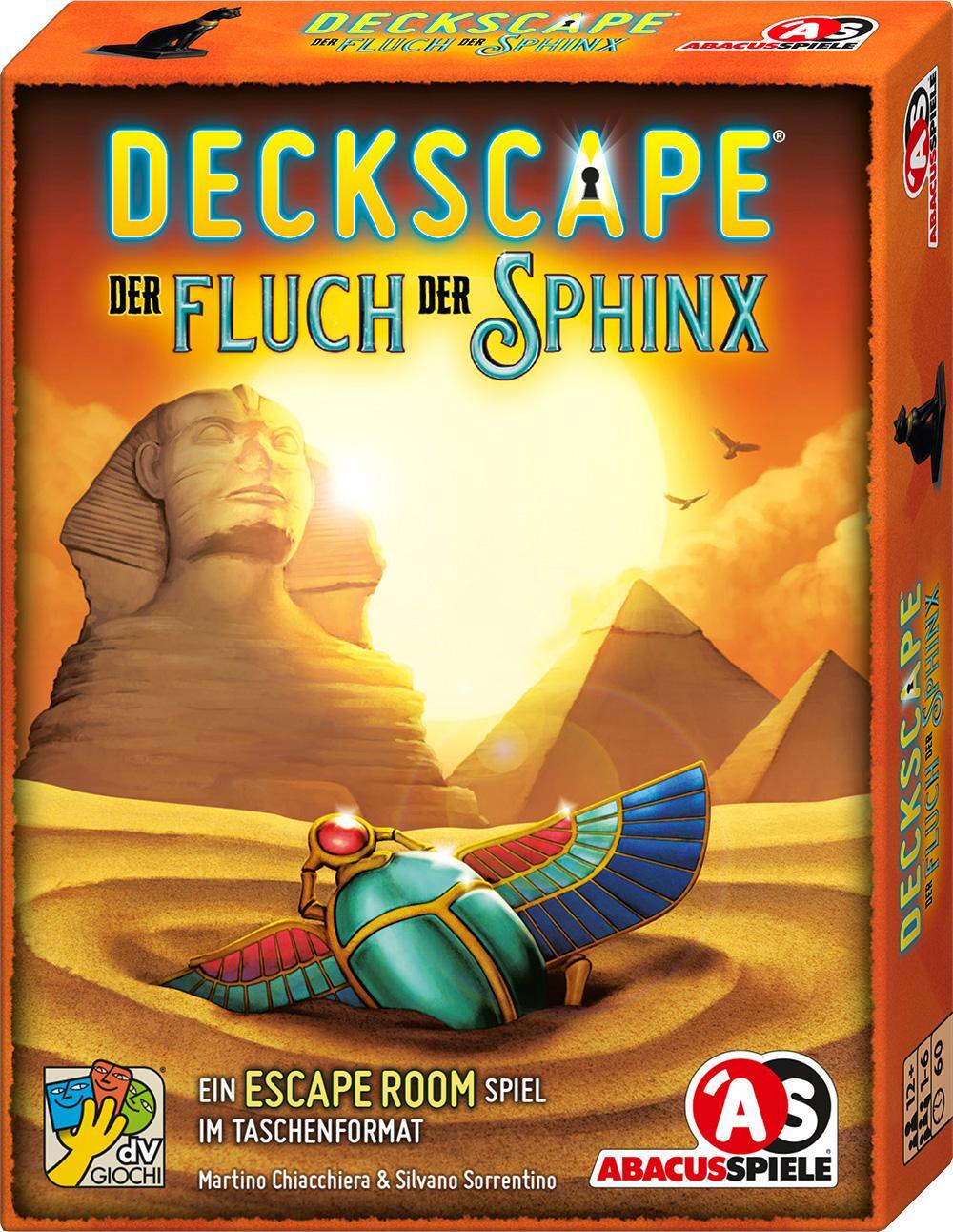Cover: 4011898381931 | Deckscape - Der Fluch der Sphinx | Martino Chiacchiera (u. a.) | Spiel