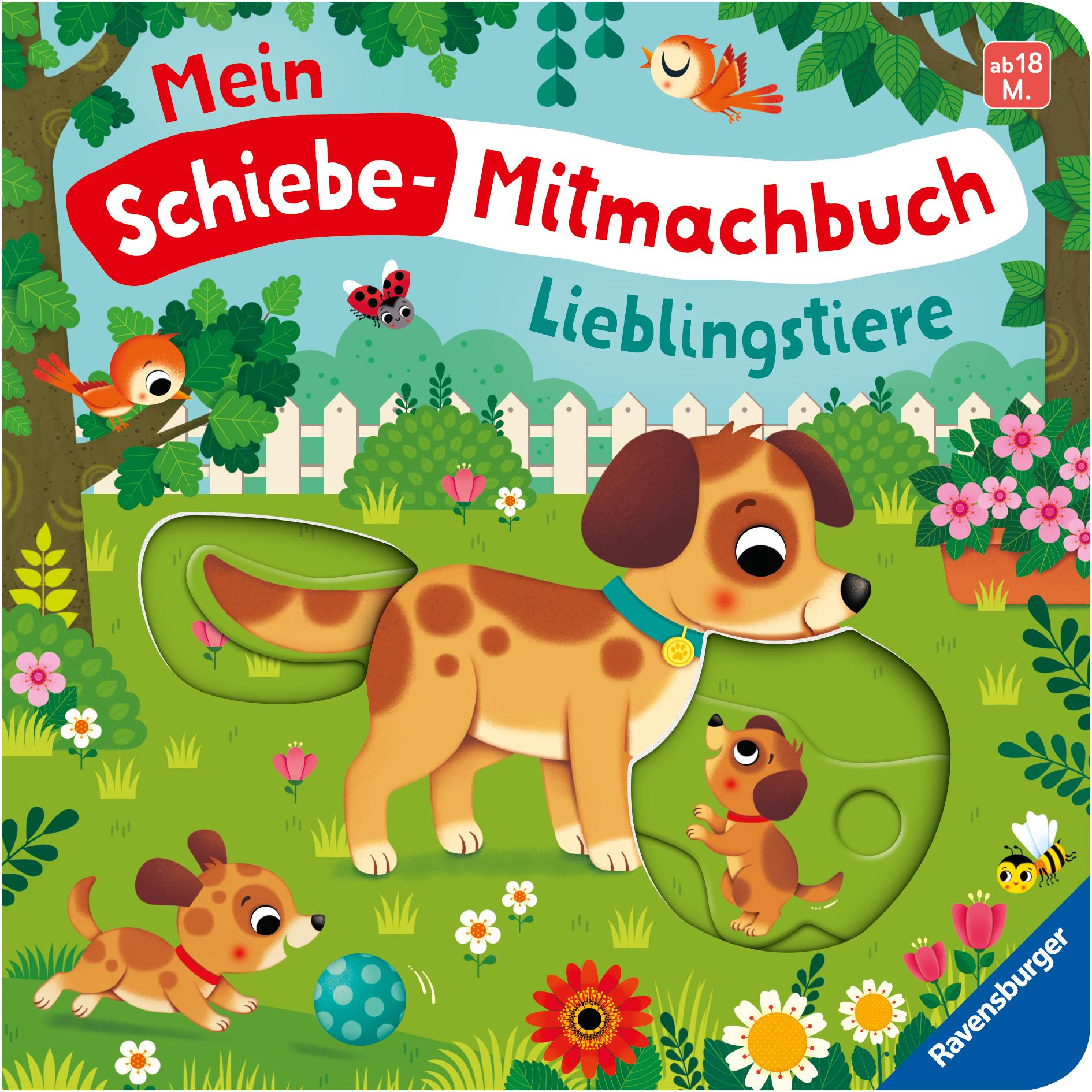 Cover: 9783473420247 | Mein Schiebe-Mitmachbuch - Lieblingstiere | Bernd Penners | Buch