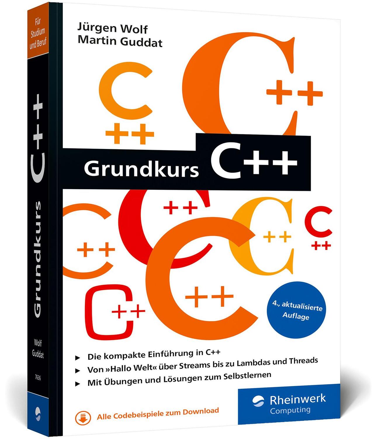 Cover: 9783836276368 | Grundkurs C++ | Ideal für Studium und Beruf. Aktuell zu C++20 | Buch