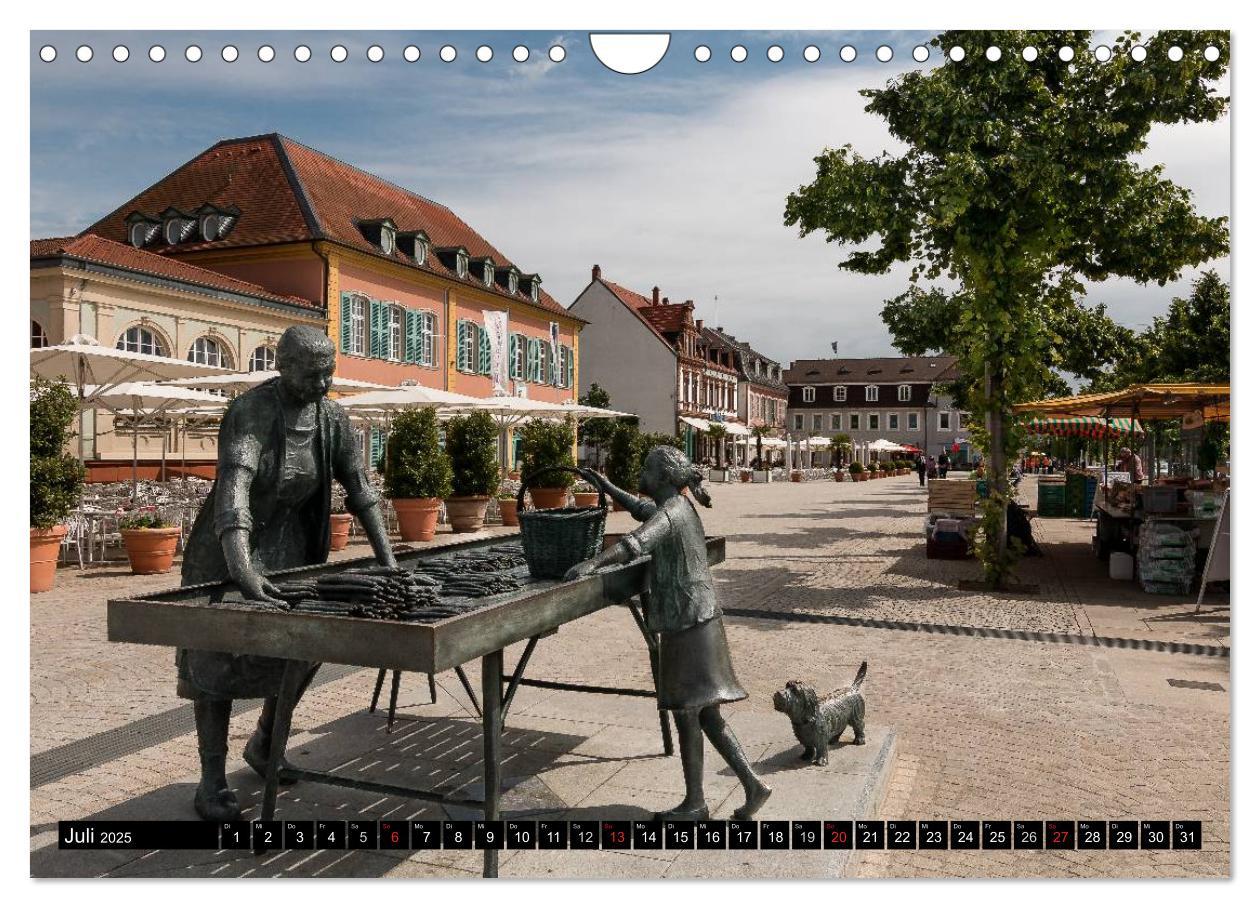 Bild: 9783435693757 | Schwetzinger Stadtansichten (Wandkalender 2025 DIN A4 quer),...