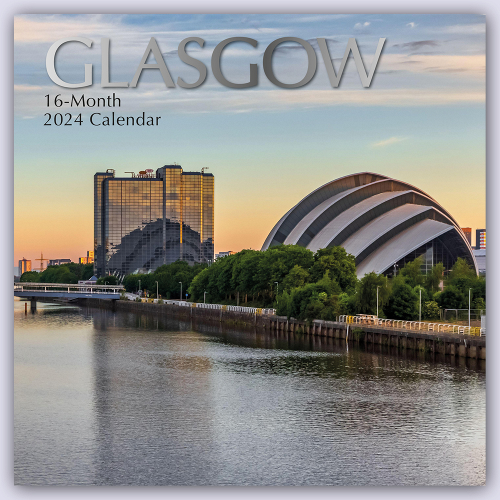 Cover: 9781804109946 | Glasgow 2024 - 16-Monatskalender | The Gifted Stationery Co. Ltd