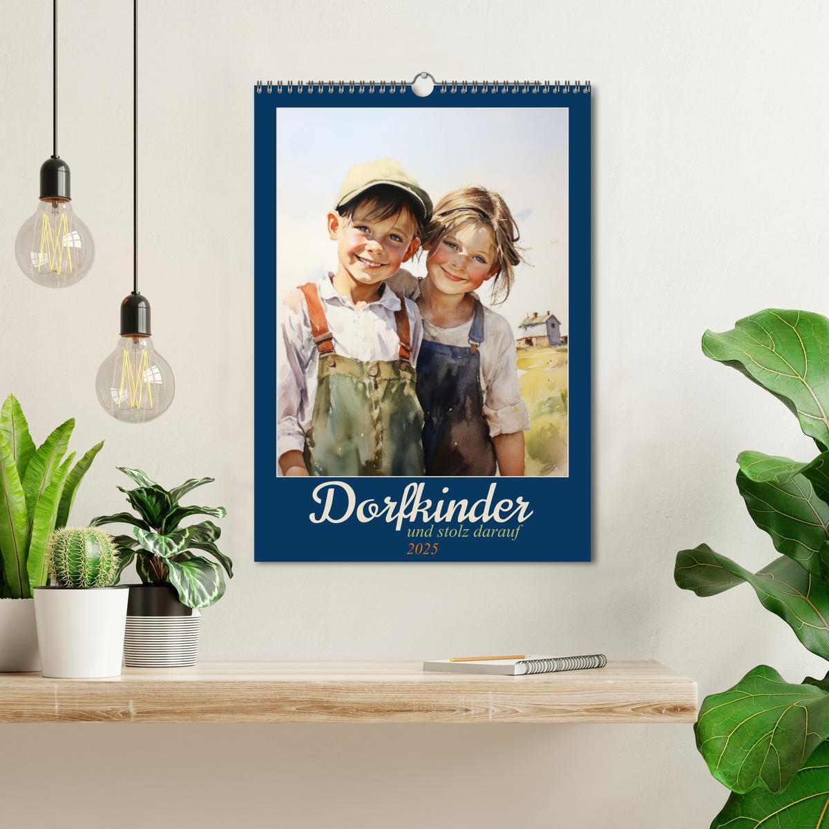 Bild: 9783435852772 | Dorfkinder und stolz darauf (Wandkalender 2025 DIN A3 hoch),...