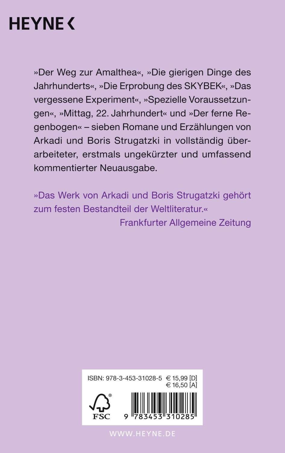Bild: 9783453310285 | Gesammelte Werke 5 | Boris Strugatzki | Taschenbuch | Paperback | 2013
