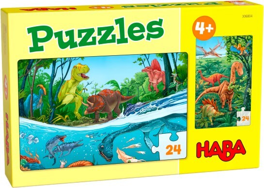 Cover: 4010168262529 | Puzzles - Dino | Anzahl Teile: 2 x 24 2 Puzzles aus stabiler Pappe