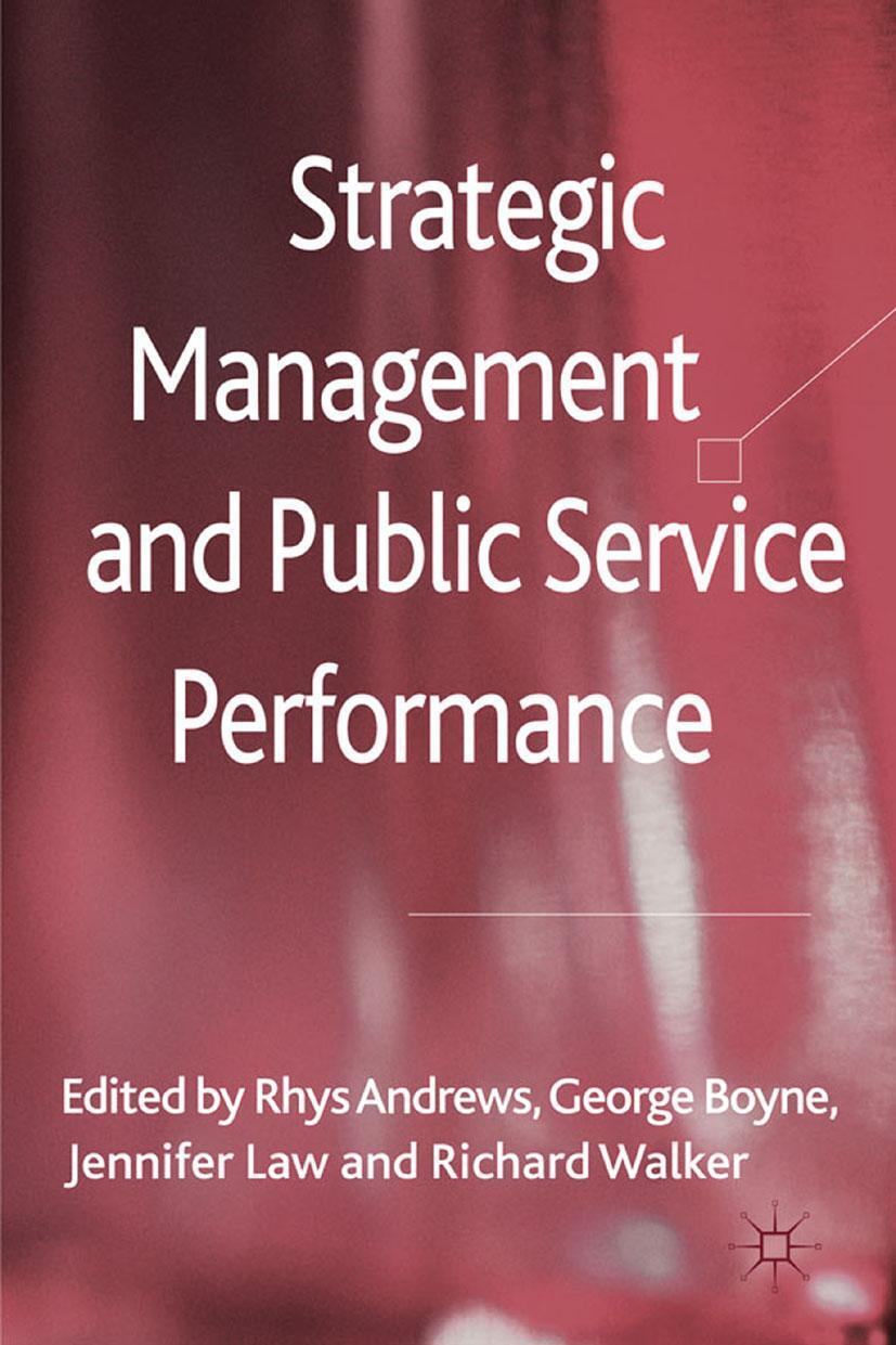 Cover: 9781349322053 | Strategic Management and Public Service Performance | Andrews (u. a.)