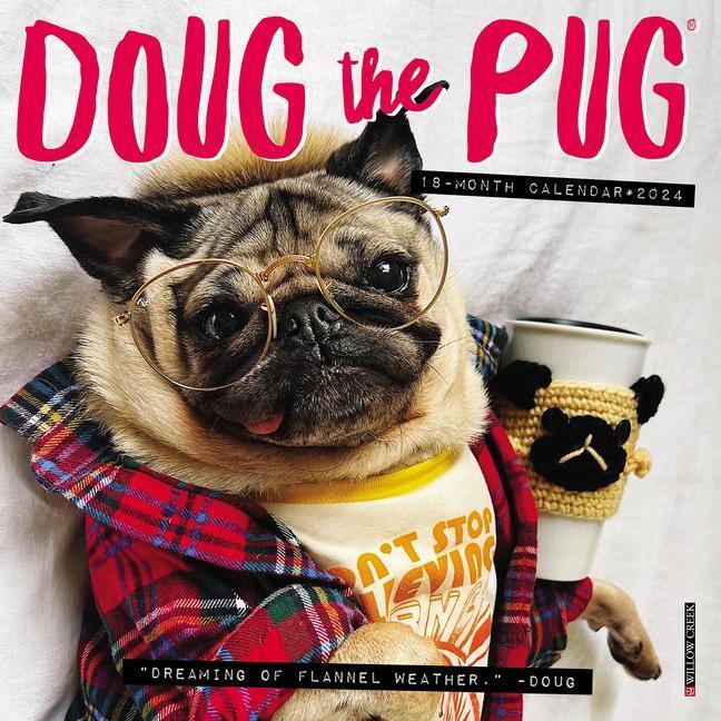 Cover: 9781549236754 | Doug the Pug 2024 7 X 7 Mini Wall Calendar | Kalender | Englisch