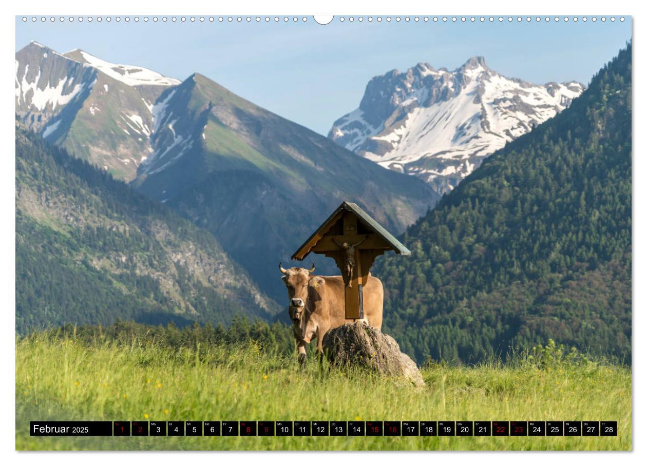 Bild: 9783435410705 | Oberstdorf und Umgebung (Wandkalender 2025 DIN A2 quer), CALVENDO...