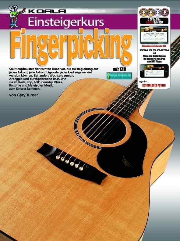 Cover: 9789829150219 | Einsteigerkurs Fingerpicking Gitarre | Gary Turner | Taschenbuch