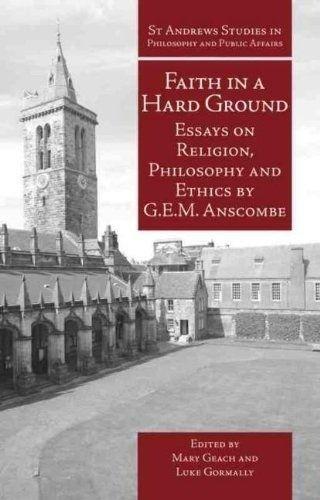 Cover: 9781845401214 | Faith in a Hard Ground | Essays on Religion, Philosophy and Ethics