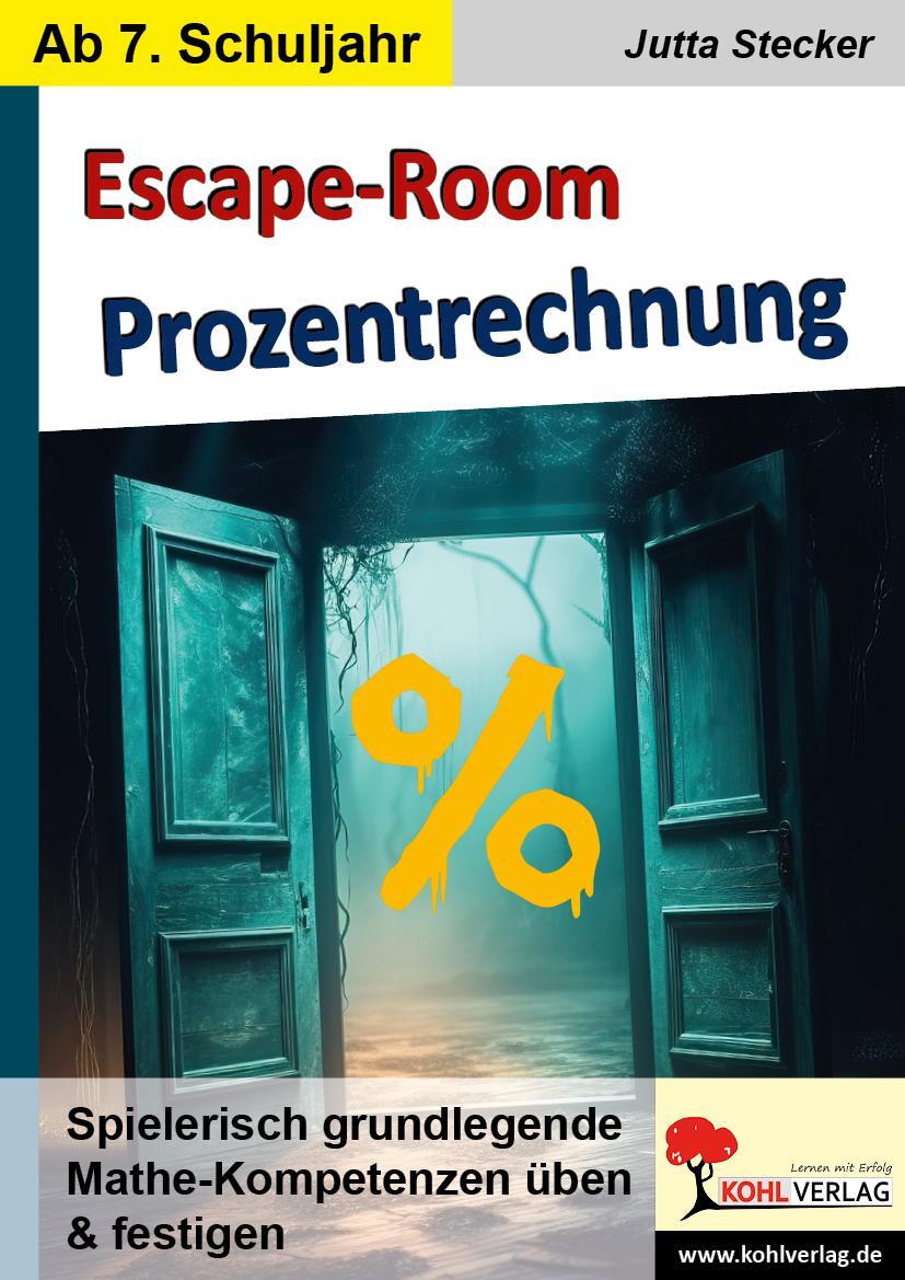Cover: 9783988410580 | Escape-Room Mathematik / Band 1: Prozentrechnung | Jutta Stecker