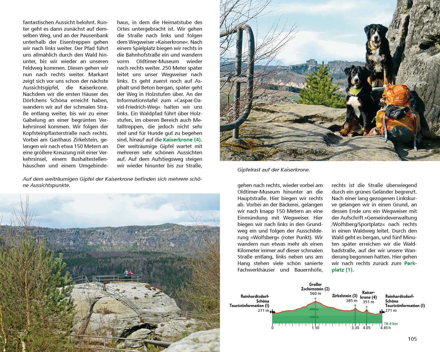 Bild: 9783763334261 | Wandern mit Hund Elbsandsteingebirge | Franziska Rößner | Taschenbuch