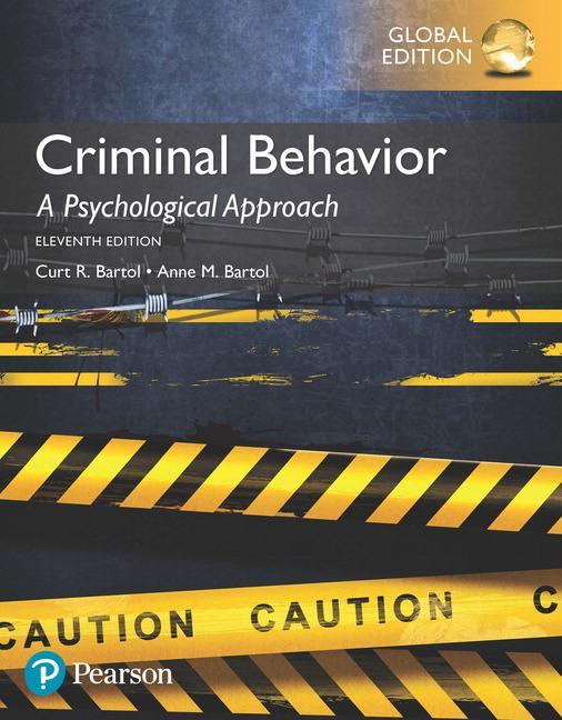 Cover: 9781292157719 | Criminal Behavior: A Psychological Approach, Global Edition | Buch