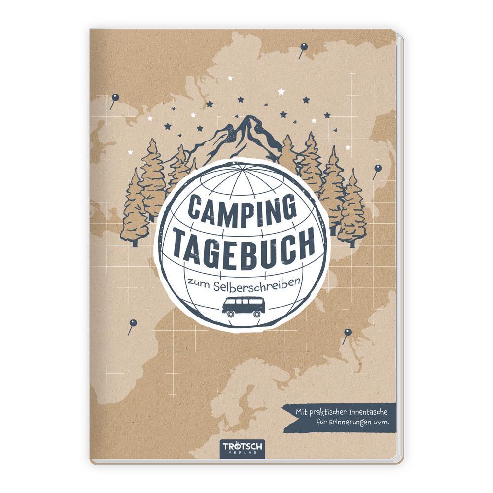 Cover: 9783988020659 | Trötsch Camping Tagebuch | Tagebuch Camping Eintragebuch Geschenk