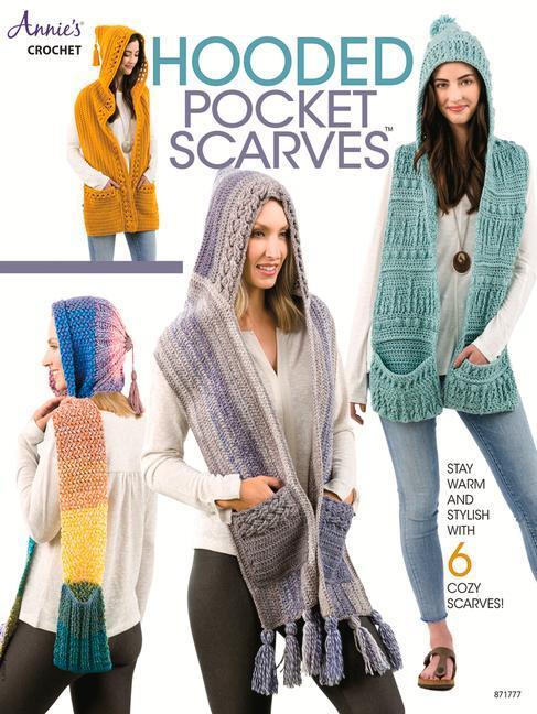Cover: 9781640251168 | Hooded Pocket Scarves | Stay Warm and Stylish with 6 Cozy Scarves!