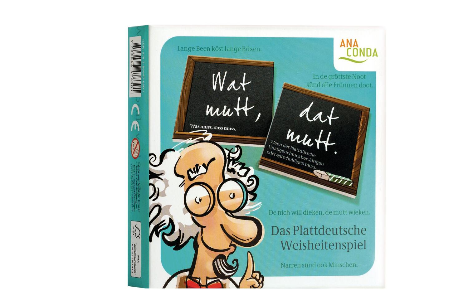 Cover: 9783866476301 | Wat mutt, dat mutt. Das Plattdeutsche Weisheitenspiel | Stück | 2011