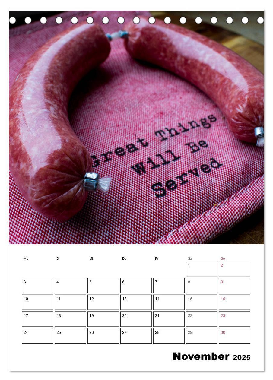 Bild: 9783435949434 | Mettkalender - Spread Some Mett. (Tischkalender 2025 DIN A5 hoch),...