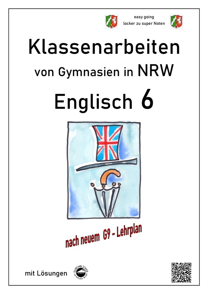 Cover: 9783943703931 | Englisch 6 - Klassenarbeiten von Gymnasien in NRW - mit Lösungen