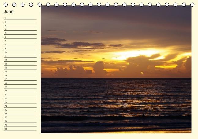 Bild: 9783660470468 | Colours by the sea / Birthday Calendar / UK-Version (Table Calendar...