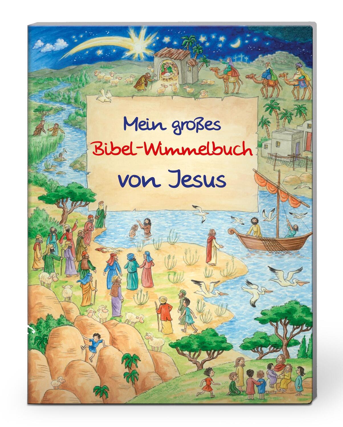 Cover: 9783438042019 | Mein großes Bibel-Wimmelbuch von Jesus | Buch | Pappe | 10 S. | 2016