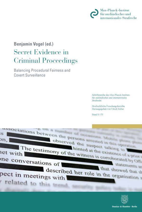 Cover: 9783428185740 | Secret Evidence in Criminal Proceedings. | Benjamin Vogel | Buch | VII