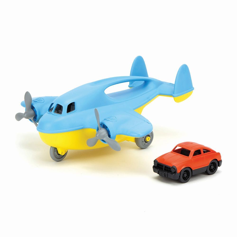 Cover: 816409013998 | GREENTOYS - Frachtflugzeug blau mit Auto | Stück | Unbestimmt | 2023