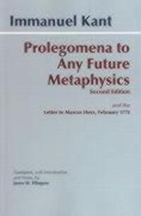 Cover: 9780872205932 | Prolegomena to Any Future Metaphysics | Immanuel Kant | Taschenbuch
