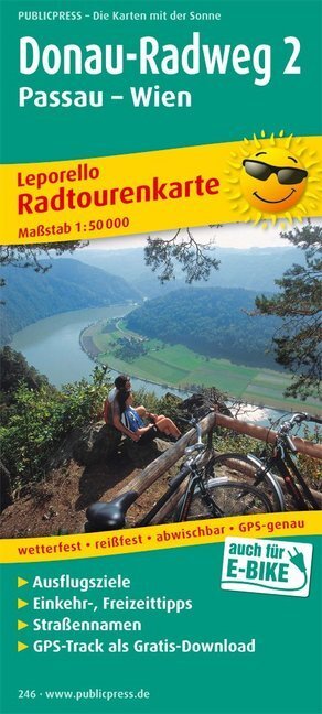 Cover: 9783899202465 | Donau-Radweg 2, Passau - Wien | Buch | Deutsch | 2018