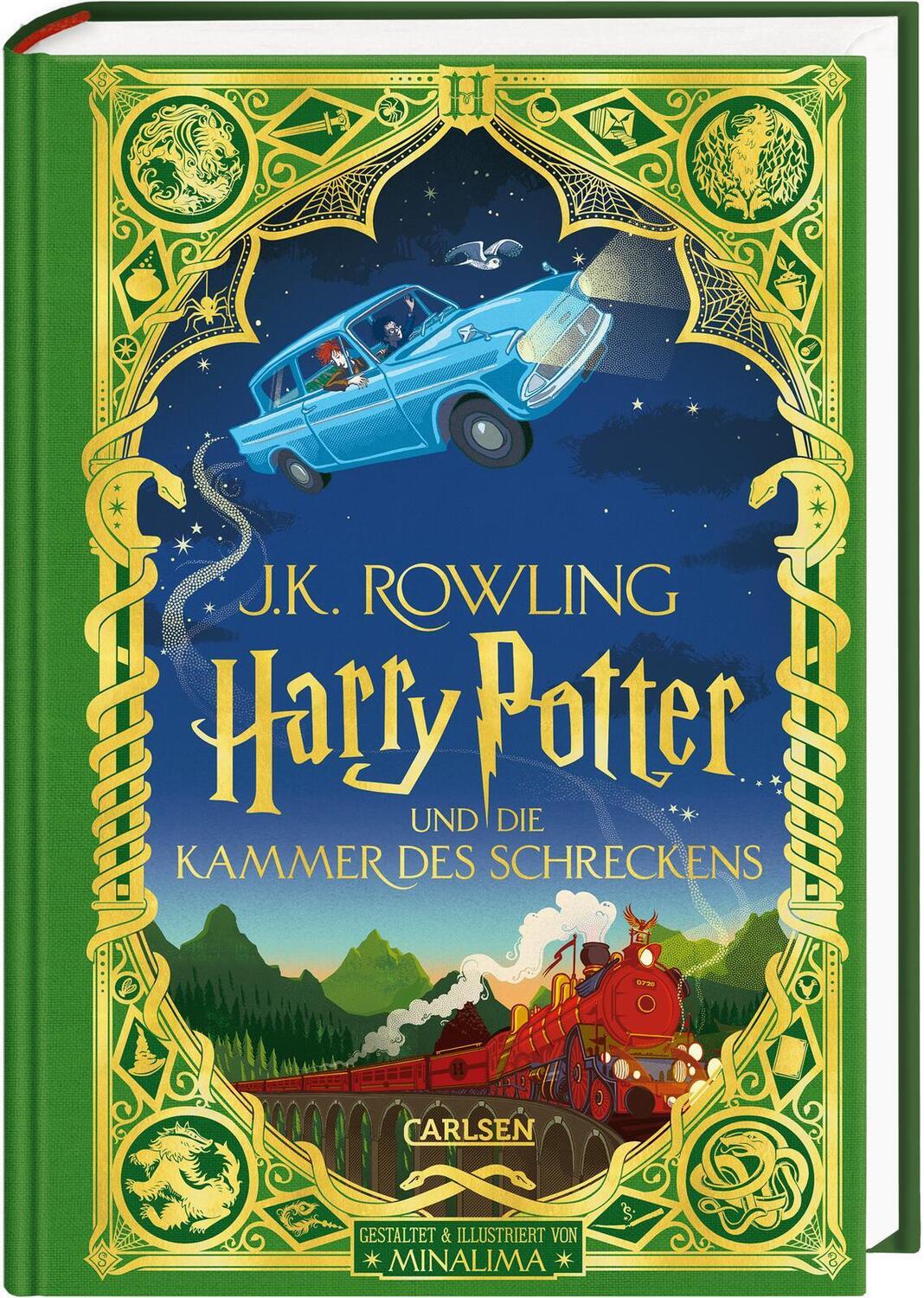 Cover: 9783551558329 | Harry Potter und die Kammer des Schreckens (MinaLima-Edition mit...