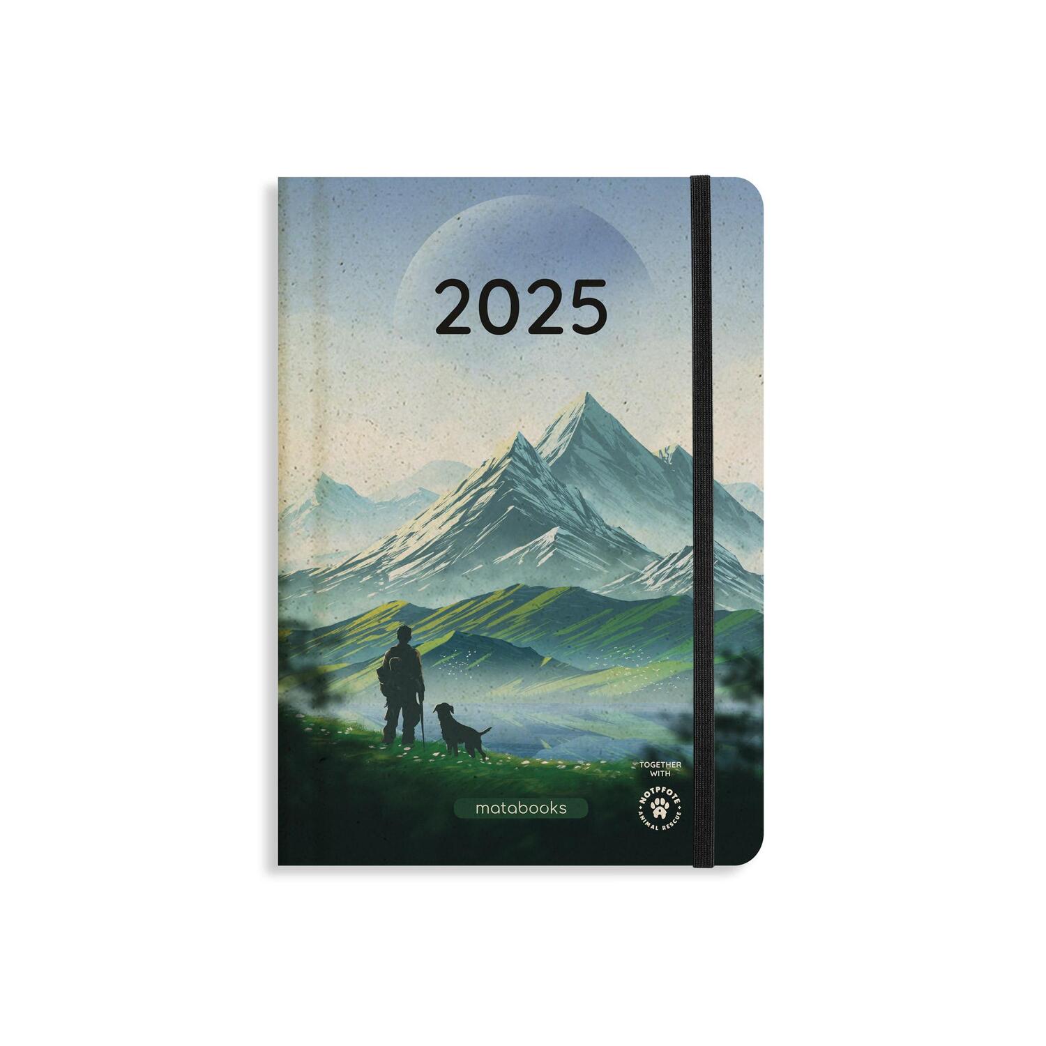 Cover: 4260626413127 | matabooks - A5 Kalender Samaya 2025 Farbe: Meadow (DE/EN) | Matabooks