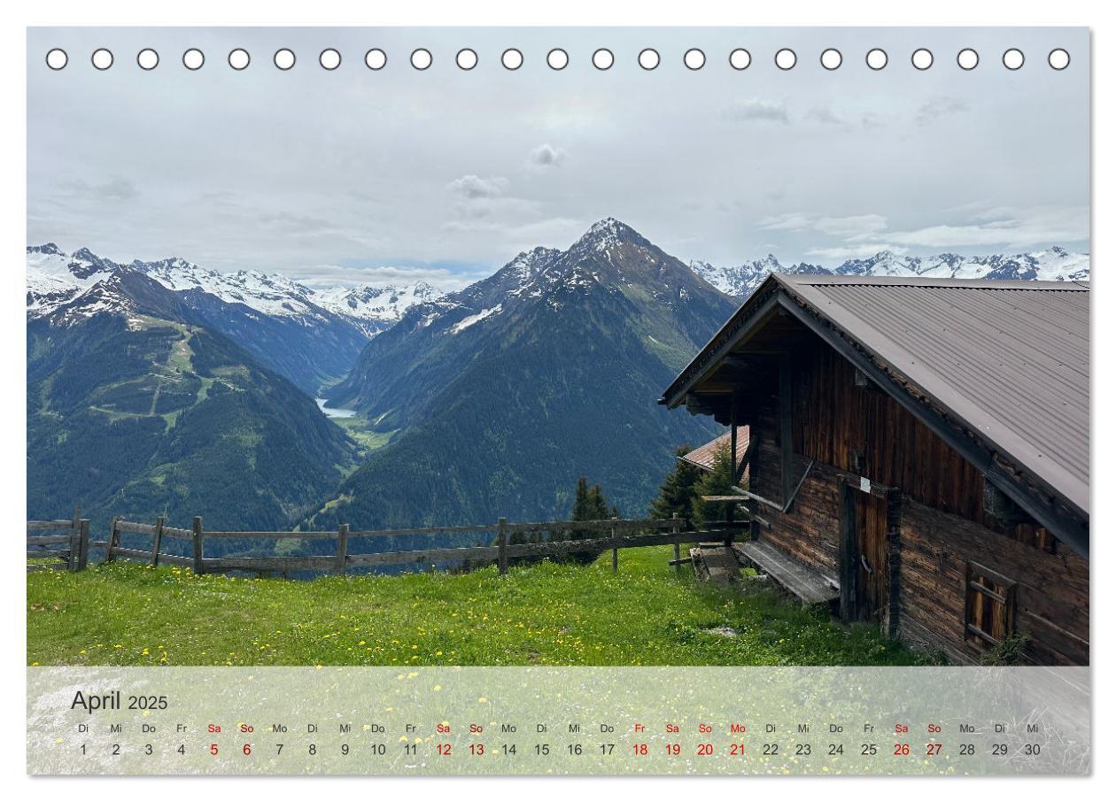 Bild: 9783457236697 | Alpenauszeit - Die Berghütten unserer Alpen (Tischkalender 2025 DIN...