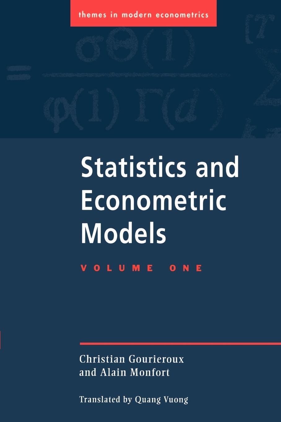 Cover: 9780521477444 | Statistics and Econometric Models | Christian Gourieroux | Taschenbuch