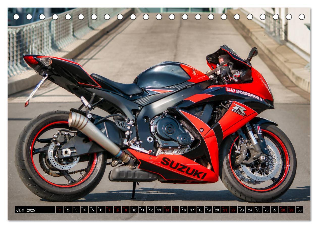 Bild: 9783435109050 | Yoshimura Gixxer Limited Edition (Tischkalender 2025 DIN A5 quer),...