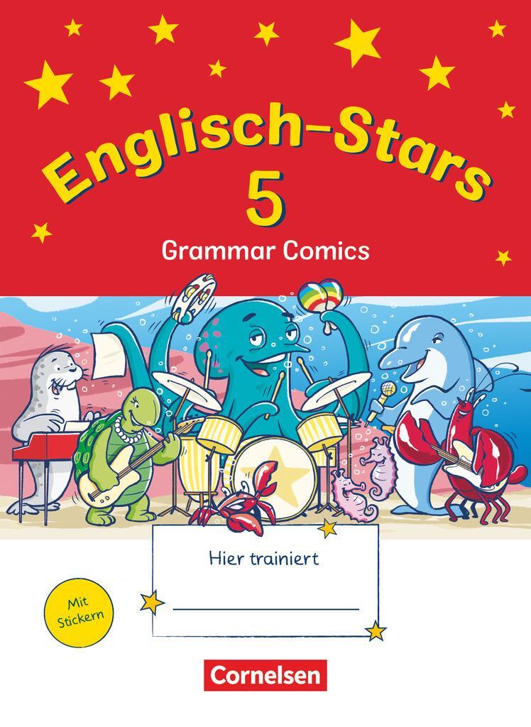 Cover: 9783637026858 | Englisch-Stars 5. Schuljahr - Übungsheft Grammar Comics | Mit Lösungen