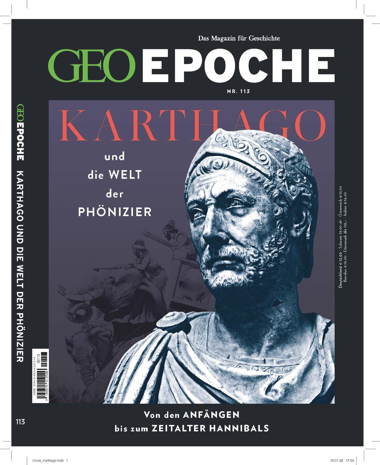 Cover: 9783652012119 | GEO Epoche 113/2022 - Karthago | Das Magazin für Geschichte | Deutsch