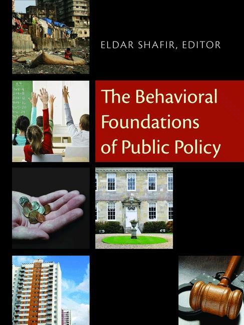 Cover: 9780691137568 | The Behavioral Foundations of Public Policy | Buch | Gebunden | 2012