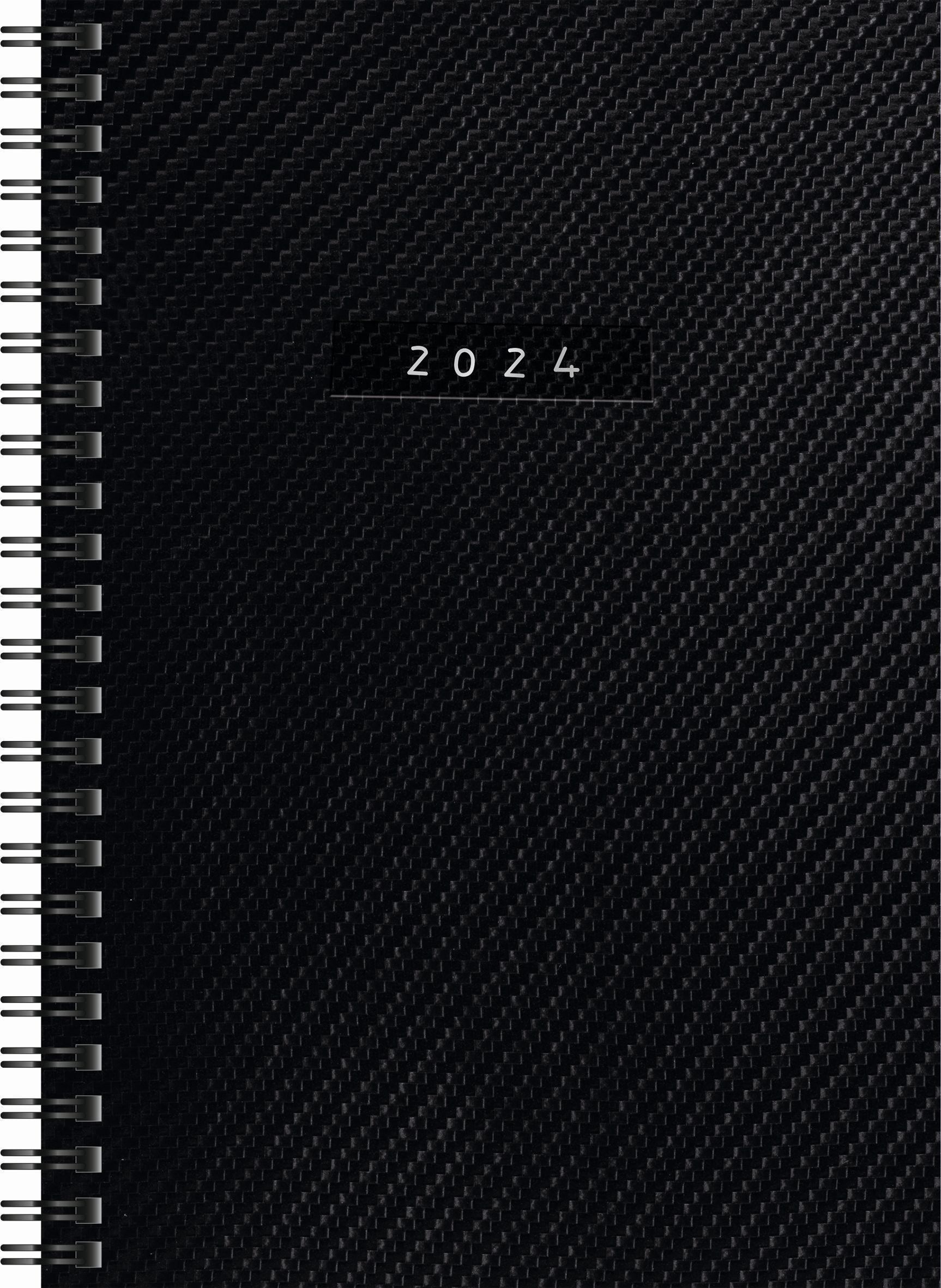 Cover: 4003273779341 | rido/idé 7021843904 Wochenkalender Buchkalender 2024 "Carbon"...