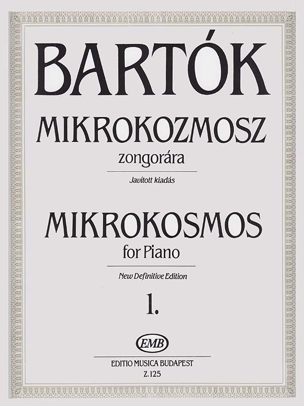 Cover: 9790080001257 | Mikrokosmos 1 | New definitive edition | Béla Bartók | Buch