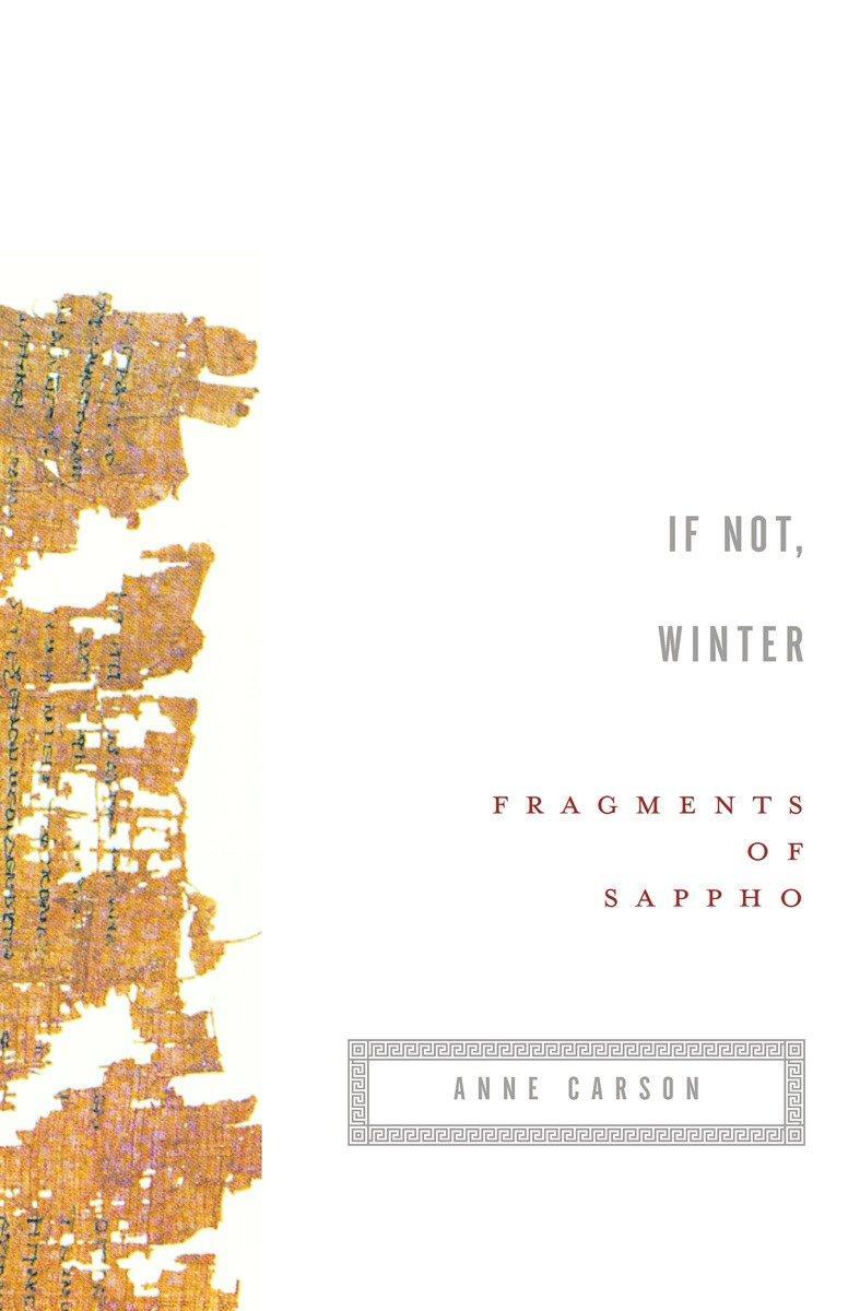 Cover: 9780375724510 | If Not, Winter | Fragments of Sappho | Sappho | Taschenbuch | Englisch