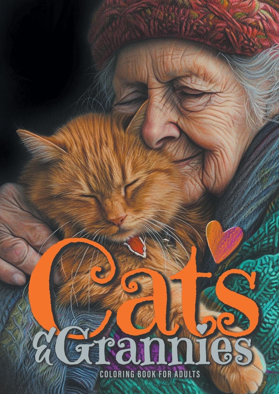 Cover: 9783758463914 | Cats and Grannies Coloring Book for Adults | Monsoon Publishing | Buch