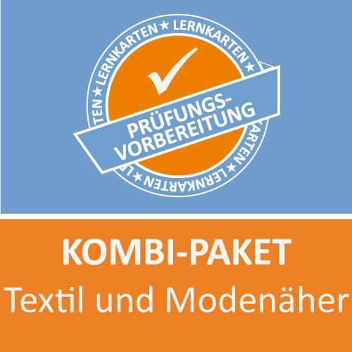 Cover: 9783961598441 | AzubiShop24.de Kombi-Paket Textil- und Modenäher Lernkarten | Buch
